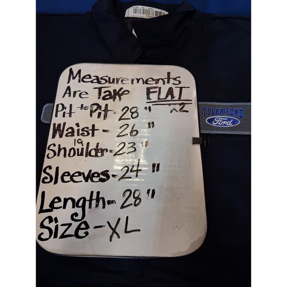 Ford UniWear Men's size XL Mechanic Workwear Utility Trucking Logo Zipper Jacket - Picture 6 of 13